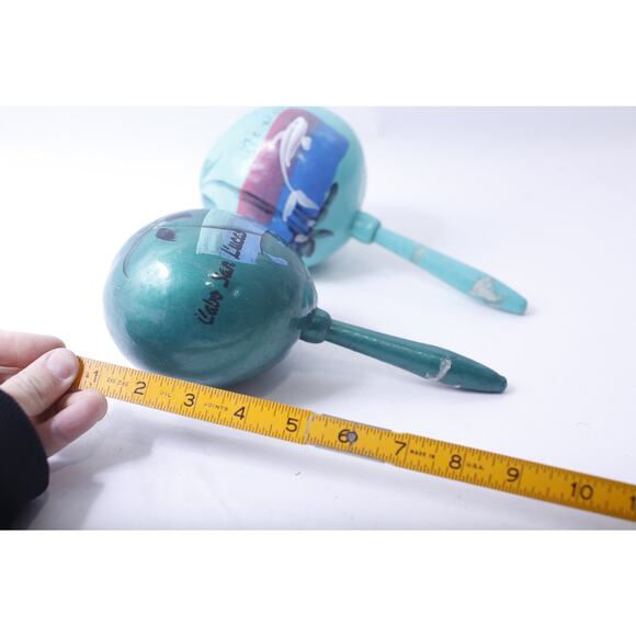 Maraca, Chac-chac, Shaker, Rattle, Set of Two, Percussion, Musical 768 - Picture 2 of 2